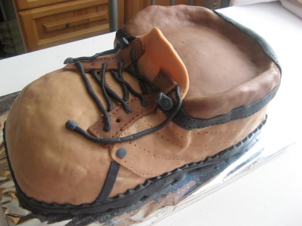 topánka na turistiku, torta, Netradičné torty, katuska8057, 1