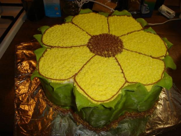 slnečnica, torta, Netradičné torty, katulik111, 1