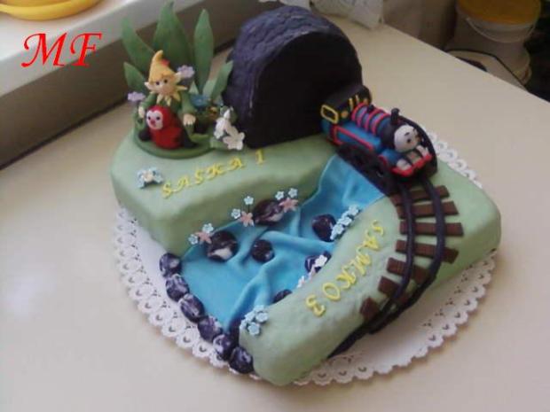 Vlacik Tomas, torta, Ostané torty pre deti Vlacik Tomas, torta, Ostané torty pre deti, Fafuliakova M., 1