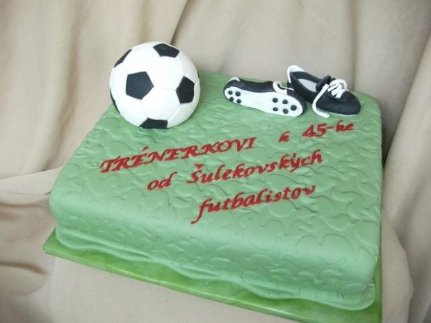 Futbalova pre trenera, torta, Športové torty Futbalova pre trenera, torta, Športové torty, Alenik, 1