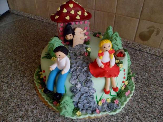 Janko a Marienka, torta, Rozprávkové torty Janko a Marienka, torta, Rozprávkové torty, Janka.S, 1