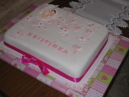 pre malinku  Kristínku , torta, Torty na krstiny, karinka306, 1