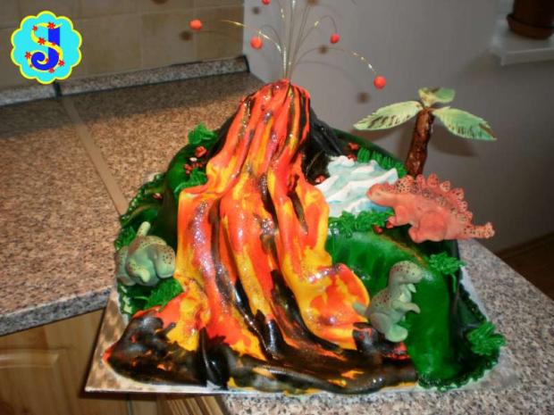 Sopka s lávou, torta, Ostané torty pre deti Sopka s lávou, torta, Ostané torty pre deti, Janka.S, 1