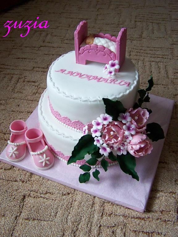 krstiny AnnaMaria, torta, Torty na krstiny krstiny AnnaMaria, torta, Torty na krstiny, zuzia, 1