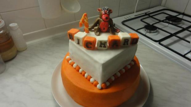 Môjmu mladšiemu synkovi k 1.rôčku, torta, Torty so zvieratkami, Macaca, 1