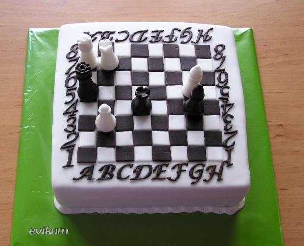 Šach, torta, Narodeninové torty Šach, torta, Narodeninové torty, evikum, 1