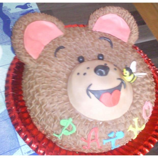 macko , torta, Torty so zvieratkami, murphinka, 1