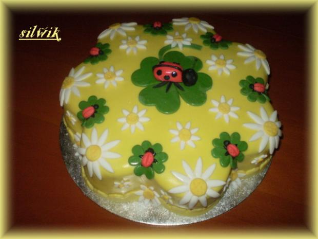 Lienočková s margarétkami, torta, Torty so zvieratkami Lienočková s margarétkami, torta, Torty so zvieratkami, silwik, 1