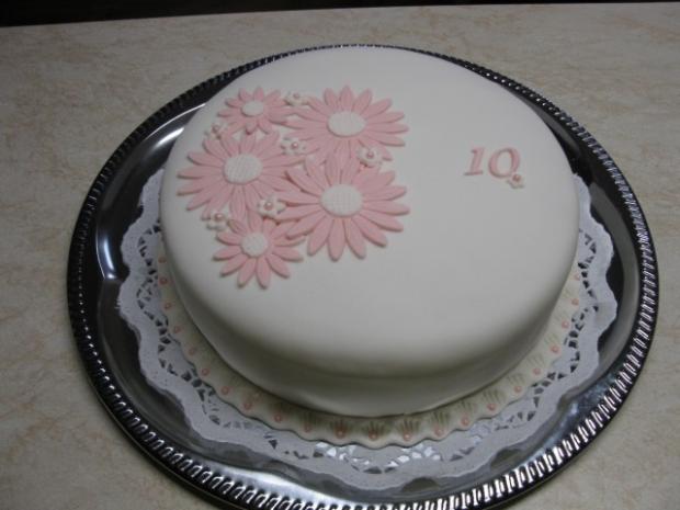 okrúhla ružová, torta, Narodeninové torty, Andrea5, 1