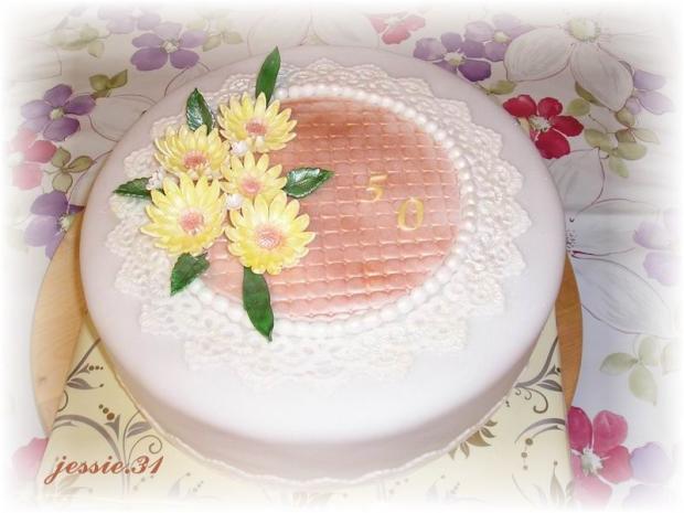 krajková s gerberami, torta, Narodeninové torty krajková s gerberami, torta, Narodeninové torty, jessie.31, 1