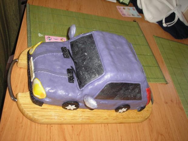 auto na 18. , torta, Narodeninové torty, Adriána Vidová, 1