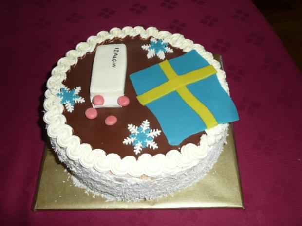 švédská vlajka a prášky na přání, torta, Netradičné torty, m.vecernikova, 1