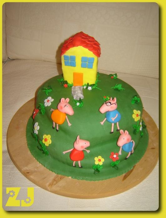 Peppa pig family, torta, Rozprávkové torty Peppa pig family, torta, Rozprávkové torty, kovka, 1