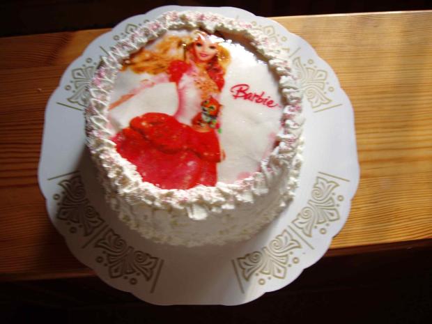 s jedlou oblátkou pre Kristínku, torta, Ostané torty pre deti, vanilka 227, 1
