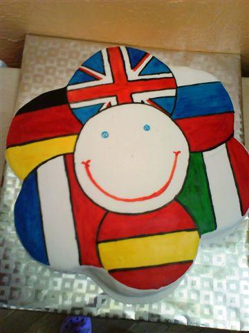 jazykový kvet, torta, Ostané torty pre deti, maťa.iva, 1