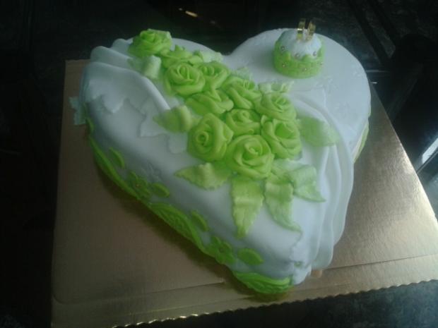 svadobna v zelenom, torta, Svadobné torty svadobna v zelenom, torta, Svadobné torty, Lenocka24, 1