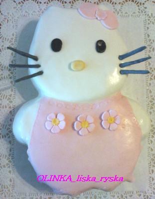 Hello Kitty, torta, Rozprávkové torty, OLINKA_liska_ryska, 1