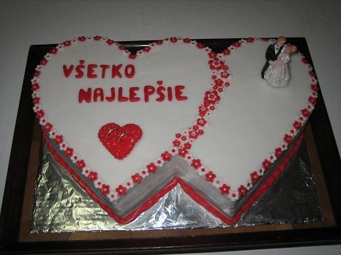 tuto som iba zdobila , torta, Svadobné torty, Zdenka.S, 1