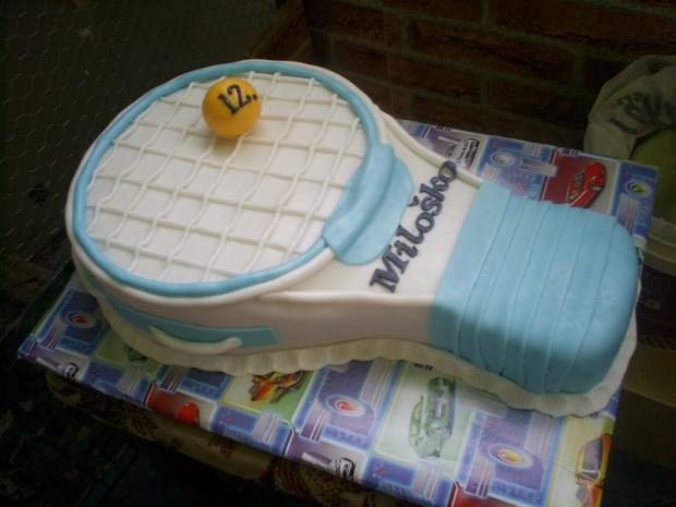 Tenisova raketa, torta, Narodeninové torty, olinockaaa, 1