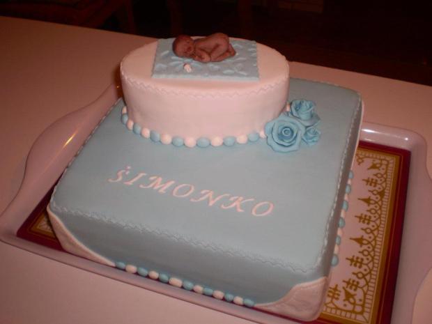 šimonko, torta, Torty na krstiny šimonko, torta, Torty na krstiny, MartinaR, 1