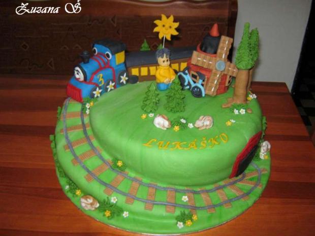 Thomas, torta, Torty autíčka, vláčiky, Zuzanka, 1