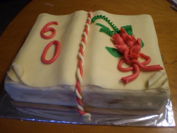Otvorená kniha, torta, Narodeninové torty Otvorená kniha, torta, Narodeninové torty, marycka, 1