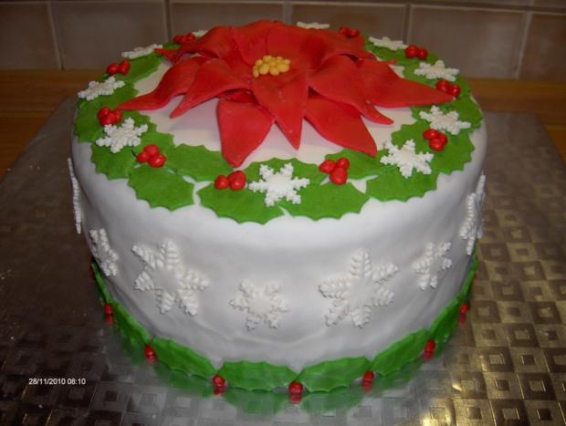 Vianočná ruža, torta, Vianočné torty, JarkaZ, 1