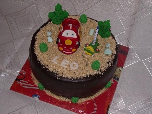 Mcqueen pre Lea, torta, Torty autíčka, vláčiky Mcqueen pre Lea, torta, Torty autíčka, vláčiky, leti, 1