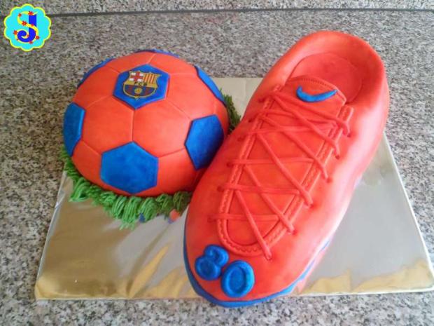 Kopačka s loptou, torta, Športové torty Kopačka s loptou, torta, Športové torty, Janka.S, 1