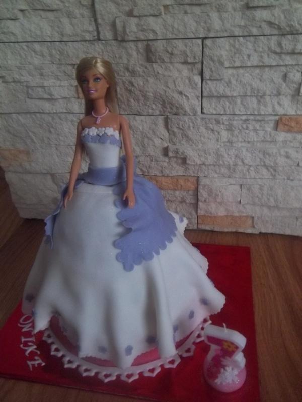 BARBIE, torta, Torty pre dievčatá, zuzka09, 1