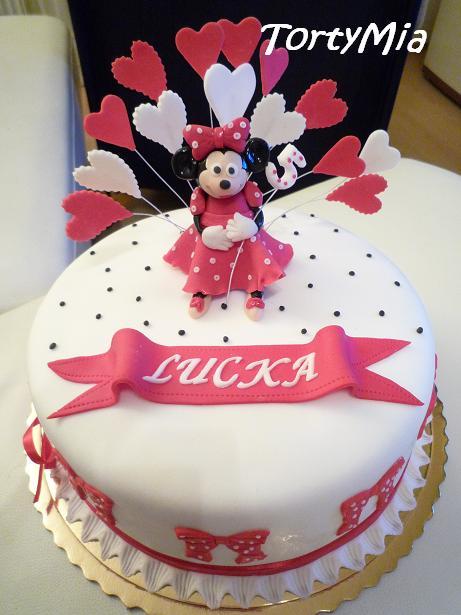 Torta s miškou Minnie, torta, Torty pre dievčatá, TortyMia, 1