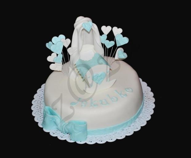 Kolíska - krst, torta, Torty na krstiny, zazu, 1