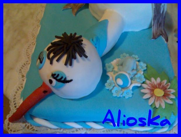 Bocian, torta, Torty na krstiny Bocian, torta, Torty na krstiny, alioska, 1