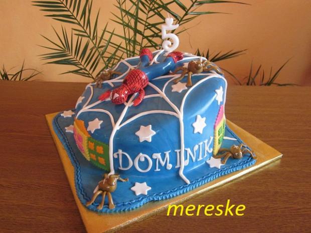 spiderman pre Dominika, torta, Narodeninové torty spiderman pre Dominika, torta, Narodeninové torty, Mereske, 1