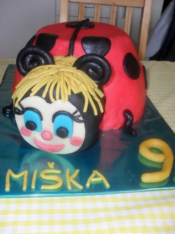 lienka, 09/2010, torta, Torty so zvieratkami, vvierka, 1