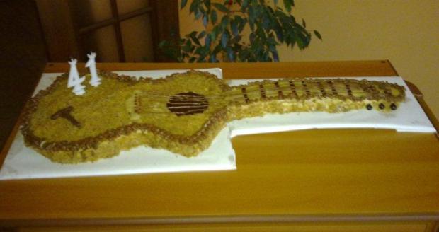 Gitara, torta, Narodeninové torty, Janka Beňová, 1