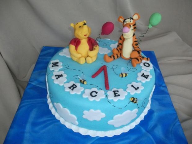 Macko Pooh a tiger.-)), torta, Ostané torty pre deti Macko Pooh a tiger.-)), torta, Ostané torty pre deti, Alenik, 1