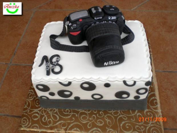 Fotoaparát Nikon 300, torta, Narodeninové torty Fotoaparát Nikon 300, torta, Narodeninové torty, anezkatvm, 1