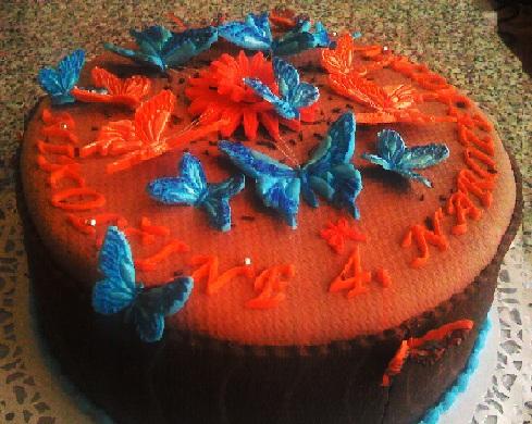 motýle, torta, Narodeninové torty, Alois, 1
