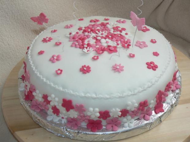 Kvetinková ružová, torta, Ostané torty pre deti, stankapk, 1
