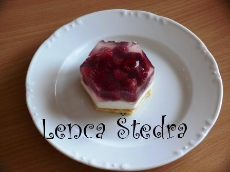 Semifredka s malinami, torta, Zákusky, Lenča Š., 1