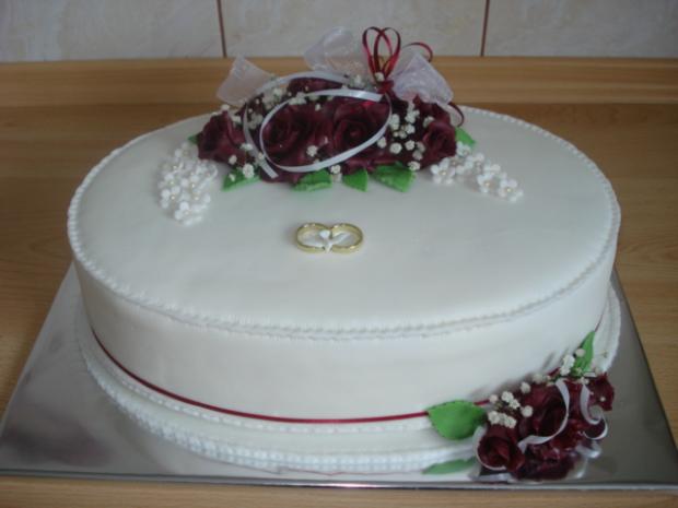 svadobný ovál, torta, Svadobné torty svadobný ovál, torta, Svadobné torty, Ivka71, 1