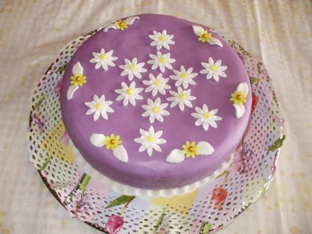 fialova, torta, Monika.B, 1
