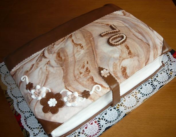 kniha "70", torta, Narodeninové torty kniha "70", torta, Narodeninové torty, ivy, 1