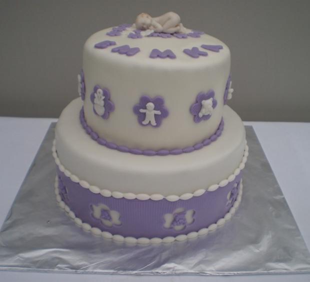 krstinova fialova, torta, Torty na krstiny krstinova fialova, torta, Torty na krstiny, marycka, 1