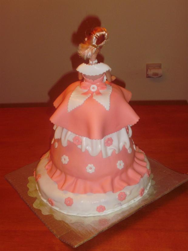 bábika zo zadu, torta, Torty pre dievčatá, mona20, 1
