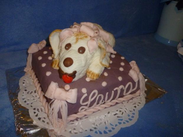 Psík pre Lauru, torta, Torty so zvieratkami, Ladu-lienka, 1