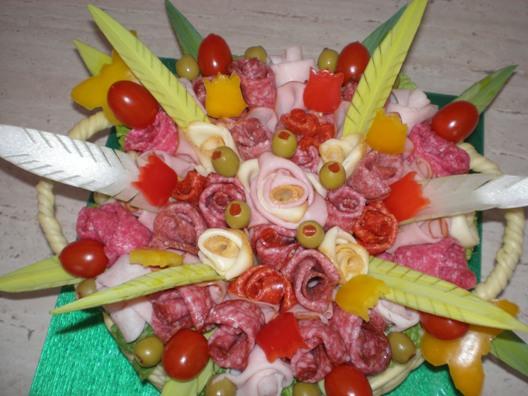 košík, torta, Slané torty, Hanka-Anka, 1