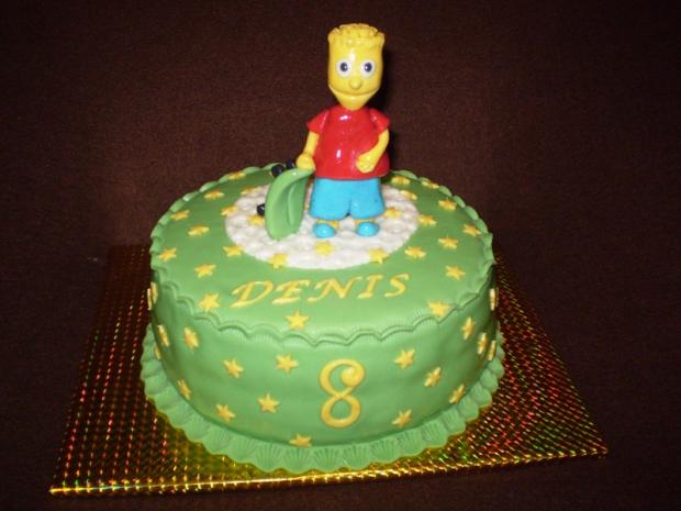 Bart Simpson pre Denisa, torta, Rozprávkové torty Bart Simpson pre Denisa, torta, Rozprávkové torty, , 1