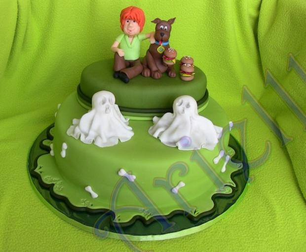 Scooby Doo, torta, Rozprávkové torty Scooby Doo, torta, Rozprávkové torty, Arielll, 1